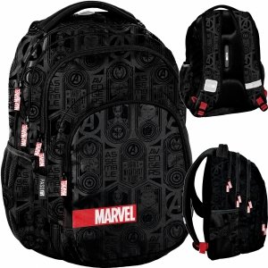 Plecak Szkolny Marvel Czarny dla Chłopaka Paso [AV22MM-2706]