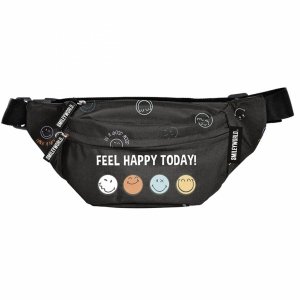 SMILEY SASZETKA NERKA TORBA na PAS EMOTIKONY SASZETKA DZIECIĘCA BUŻKI PASO