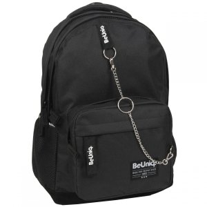 Plecak Czarny Młodzieżowy BeUniq do Szkoły Paso [PPB22-228]