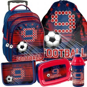 Plecak z Kołami dla Chłopaka Piłka Nożna Szkolny [PP19FT-300]