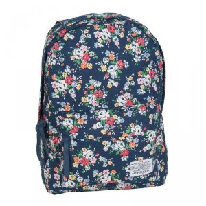 Plecak Vintage dla Dziewczyny Młodzieżowy Szkolny Kwiaty
