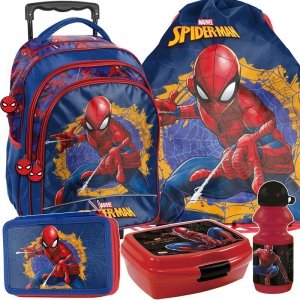 Plecak z Kółkami Spiderman Szkolny dla Ucznia [SPU-300]