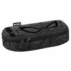 SPIDERMAN PIÓRNIK ETUI SZKOLNY Z KLAPKĄ MŁODZIEŻOWY CZARNY BeUniq CHŁOPIĘCY
