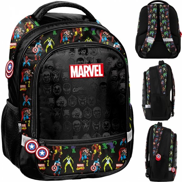 Marvel Plecak Szkolny do Podstawówki Avengers do 1 klasy Podstawówki dla Chłopaka