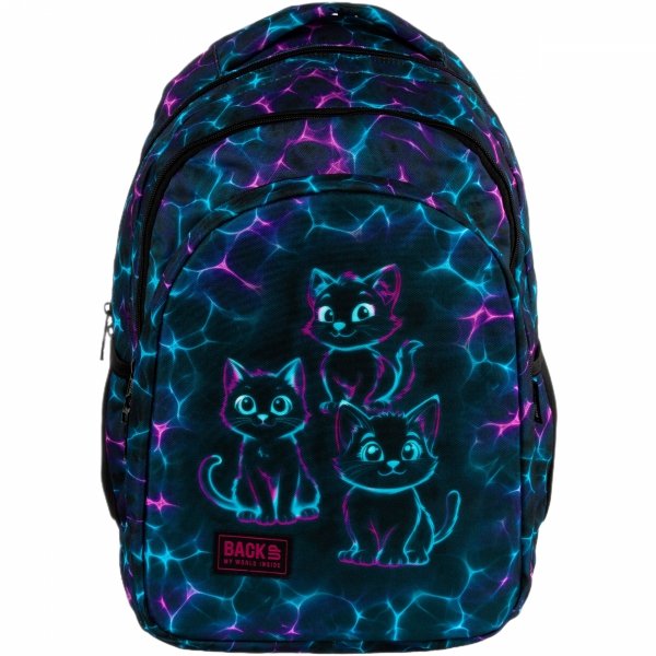 PLECAK KOTEK BACKUP SZKOLNY MŁODZIEŻOWY DLA DZIEWCZYNY CATS 3 WZORY