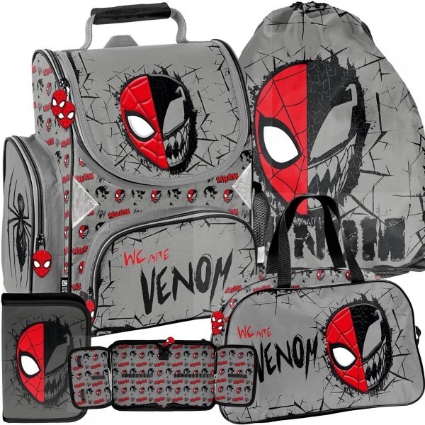Chłopięcy Tornister Spiderman dla Chłopaka Venom [SP23BB-525]