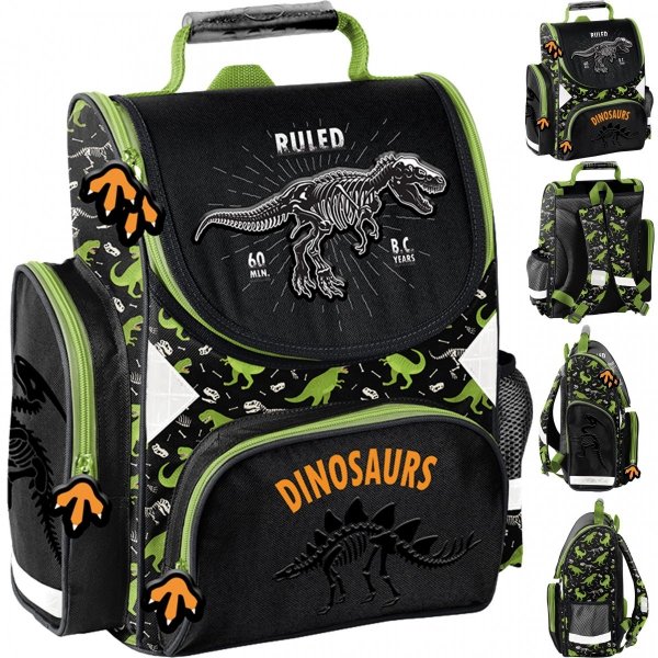 Tornister Szkolny Dinozaury Chłopięcy Tyranozaury Dino [BR-984-4]