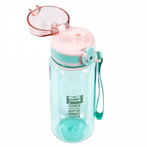 BIDON FREE BPA ST.RIGHT 500ml MŁODZIEŻOWY BUTELKA NA WODĘ MINT&amp;PINK
