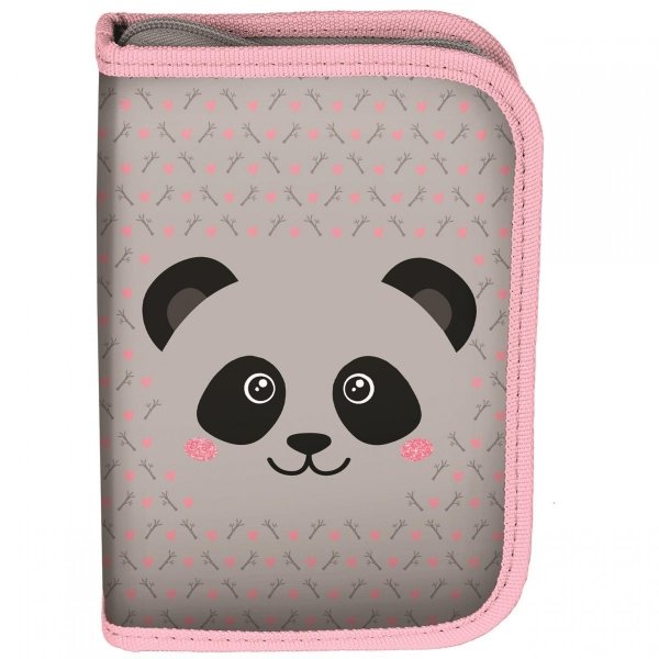 Panda Miś Piórnik Dziewczęcy Szkolny z Wyposażeniem [PP20PA-001]