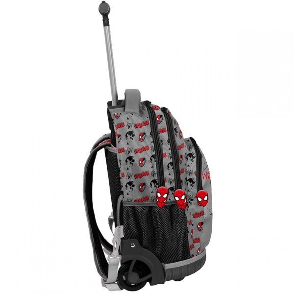 Spiderman Plecak Szkolny na Kółkach Venom z Rączką  Paso [SP23BB-671]