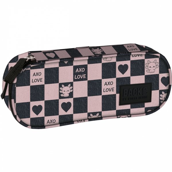 SZACHOWNICA RÓŻOWA PLECAK MŁODZIEŻOWY BACKUP DZIEWCZĘCY SZKOLNY KOMPLET 3w1