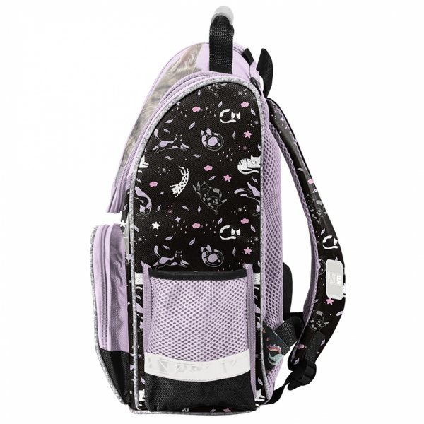 TORNISTER KOT DLA DZIEWCZYNY SZKOLNY Z KOTKIEM DO 1 KLASY KOTEK KOMPLET 3w1