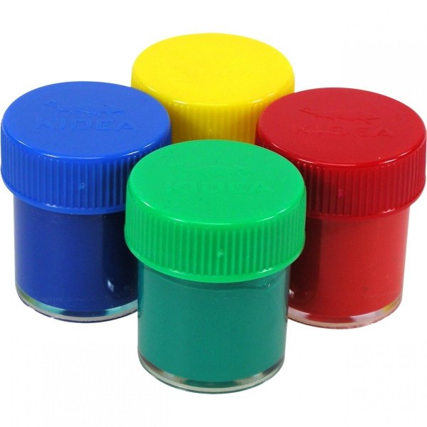 Farby Plakatowe 12 Kolorów 20ml Kidea dla Dzieci [FDPS8KA]