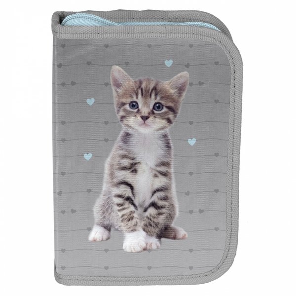 KOMPLET 5w1 KOTY PLECAK SZKOLNY DO PODSTAWÓWKI KOTEK DO 1 KLASY DZIEWCZĘCY