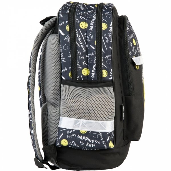 ZESTAW 3el SMILEY PLECAK SZKOLNY DZIECIĘCY TORNISTER BUŹKI EMOTKI EMITIKONY