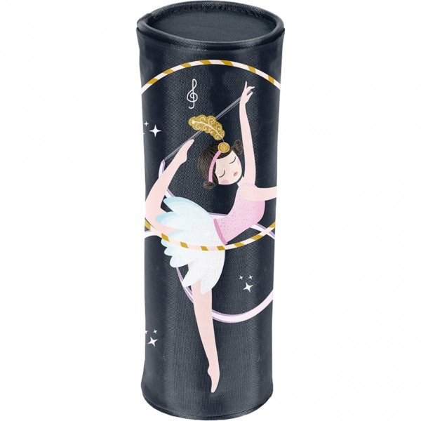 Baletnica Piórnik Tuba Okrągły Szkolny Paso Czarny [PP23BN-003]