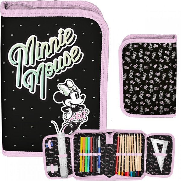 Disney Piórnik Myszka Minnie z Wyposażeniem Szkolny [DM23HH-P001]