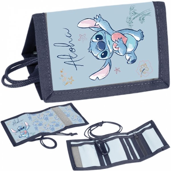 PORTFEL STICH DZIECIĘCY LILO i STITCH SZKOLNY PASO PORTFELIK DLA DZIEWCZYNY