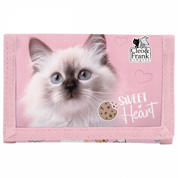 PORTFEL z KOTKIEM DZIECIĘCY DLA DZIECKA PORTFELIK DLA DZIEWCZYNEK CATS KOT