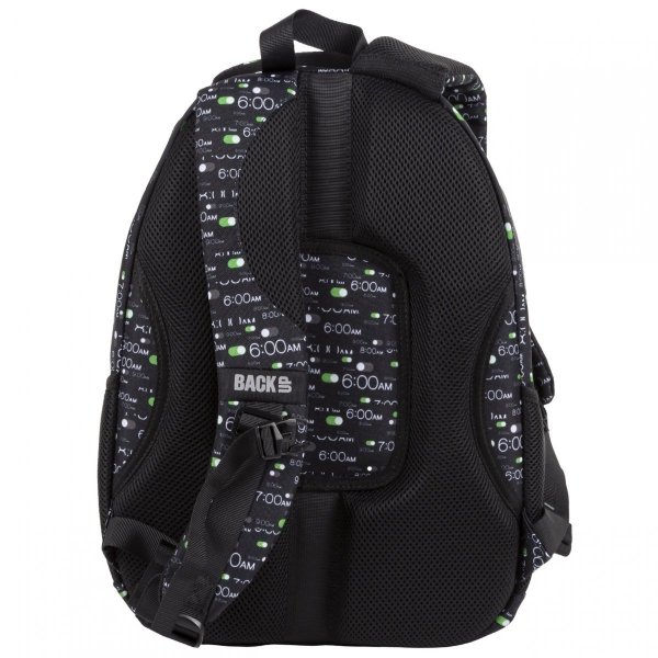 BackUP Plecak Szkolny Młodzieżowy Zestaw 4w1 Godziny Clock [PLB4A85]