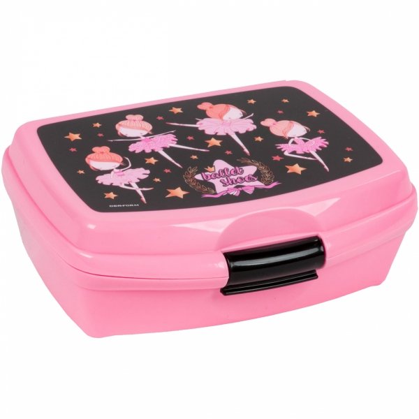 BALERINA KOMPLET 2w1 BIDON ŚNIADANIÓWKA TANCERKA DERFORM DZIEWCZĘCY