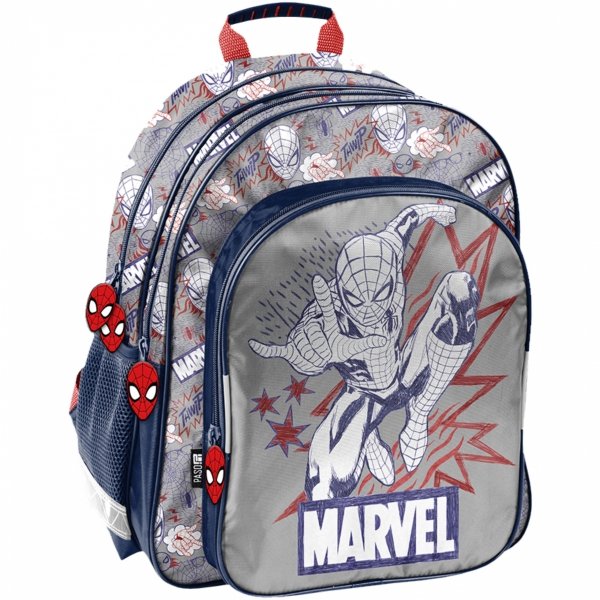 SPIDER-MAN Plecak Szkolny do klas 1-3 Podstawówki MARVEL Paso dla Chłopaka