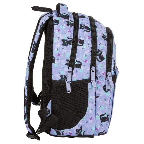 CATS KOMPLET 5ele SZKOLNY PLECAK MŁODZIEŻOWY BACKUP Z KOTKAMI SZKOLNY KOTEK