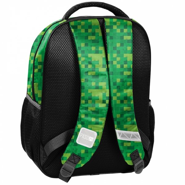 PLECAK MINECRAFT SZKOLNY GAMING GAMER GRA GRY DO 1 KLASY DLA CHŁOPAKA PASO