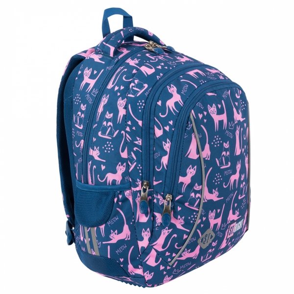 Kotek Plecak dla Dziewczyny St.Right Szkolny Młodzieżowy [BP26]