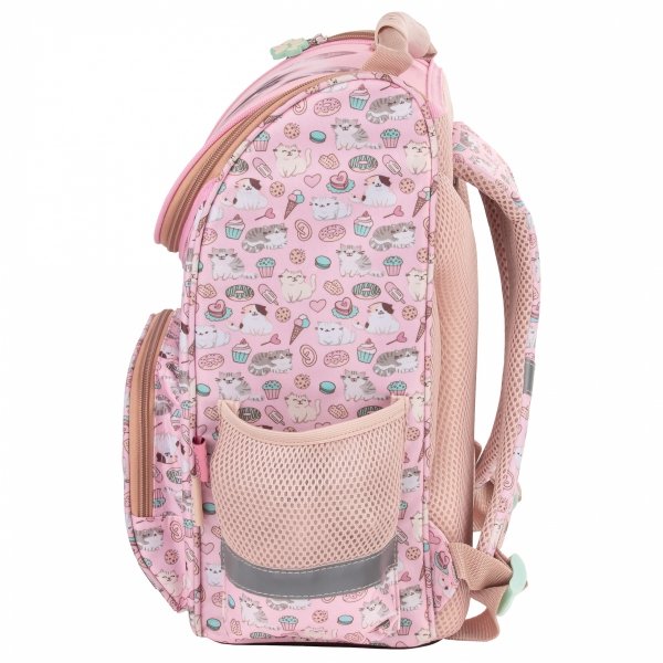 TORNISTER SZKOLNY KOTEK DERFORM ZESTAW 3w1 DLA DZIEWCZYNEK Z KOTKAMI CATS