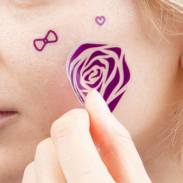 Farby do Twarzy Zestaw z 4 Naklejkami Księżniczka [FDTZNKKA]