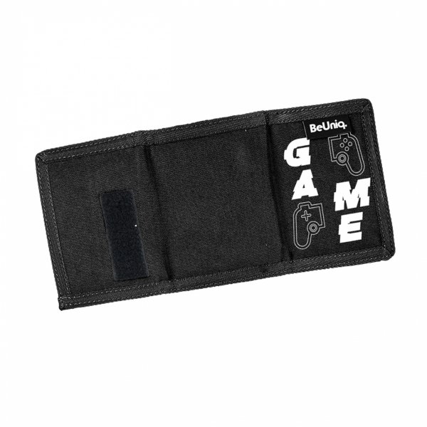 GAMEPAD PORTFEL DZIECIĘCY GAMER BeUniq PASO SZKOLNY CZARNY DLA CHŁOPAKÓW