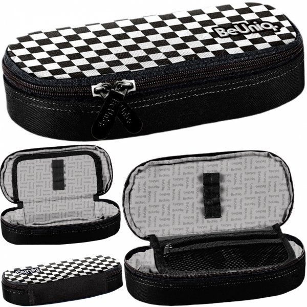 SZACHOWNICA PIÓRNIK CZARNY ETUI SZKOLNY USZTYWNIANY MŁODZIEŻOWY