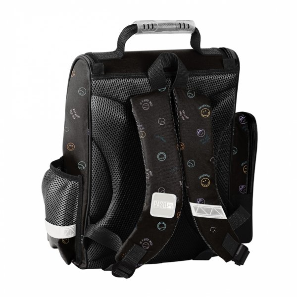 TORNISTER SMILEY SZKOLNY DO KLAS 1-4 DO PODSTAWÓWKI BUŹKI ZESTAW 3w1 EMOTKI