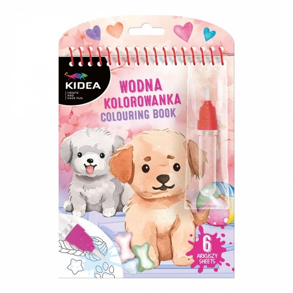 MAGICZNA WIELORAZOWA KOLOROWANKA WODNA KIDEA PIESKI DLA DZIECKA PIESEK