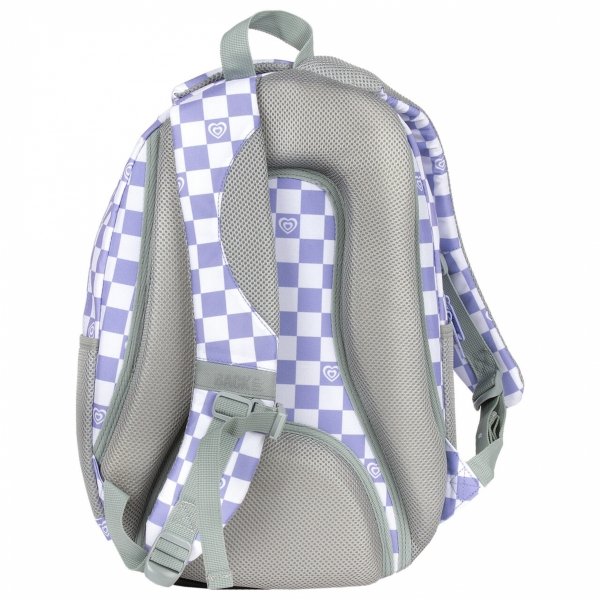 PLECAK BACKUP SZACHOWNICA MŁODZIEŻOWY DLA DZIEWCZYNY SZKOLNY KOMPLET 5el