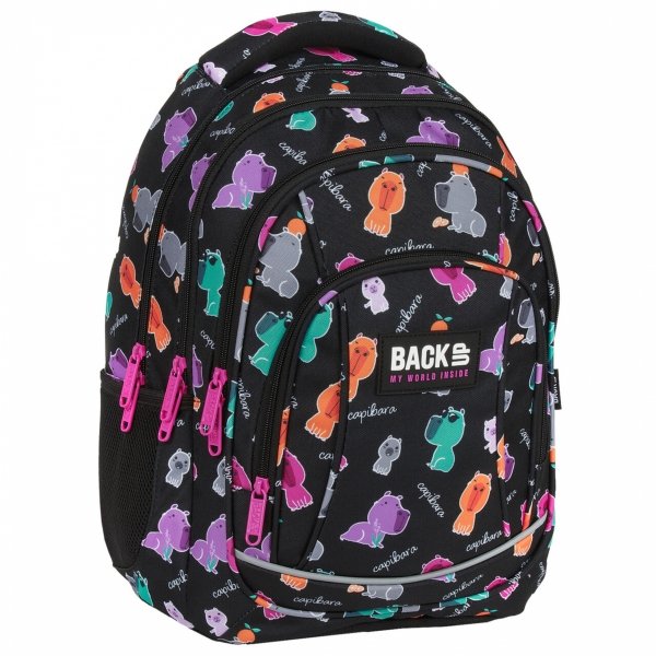 KAPIBARA ZESTAW 5 ele. PLECAK MŁODZIEŻOWY BACKUP NA ZAJECIA SZKOLNE