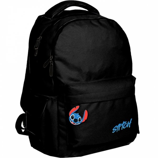 STITCH CZARNY PLECAK BEUNIQ MŁODZIEŻOWY SZKOLNY SPORTOWY PASO STICH