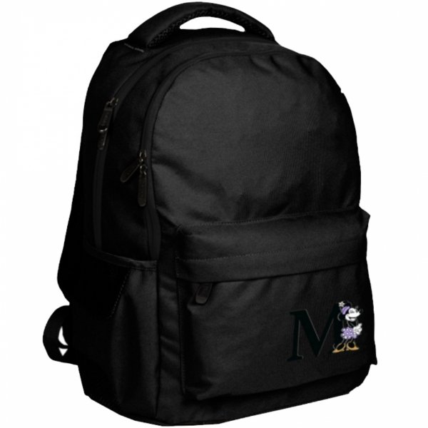CZARNY PLECAK BEUNIQ MŁODZIEŻOWY SZKOLNY MYSZKA MINNIE DISNEY PASO