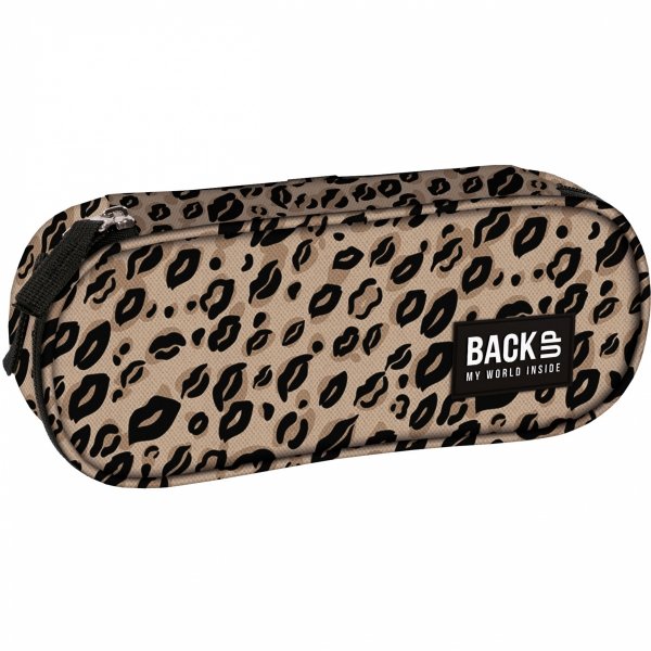 BACKUP MŁODZIEŻOWY SZKOLNY PLECAK PANTERKA KOMPLET 5el USTA DLA DZIEWCZYNY