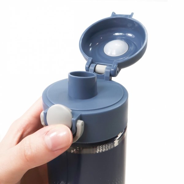 BIDON FREE BPA BACKUP 600ml MŁODZIEŻOWY NIEBIESKI BUTELKA NA WODĘ GRANATOWA