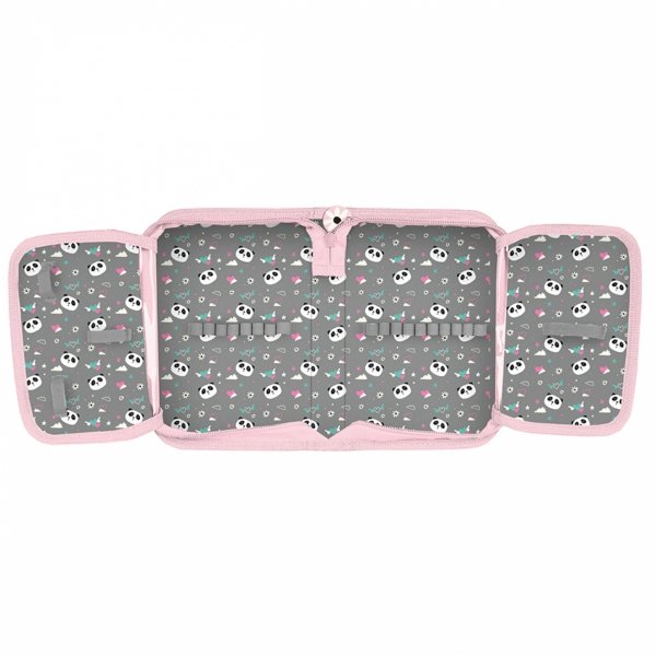 PANDA TORNISTER DO SZKOŁY DO 1 KLASY PODSTAWÓWKI DLA DZIEWCZYNY ZESTAW 3w1