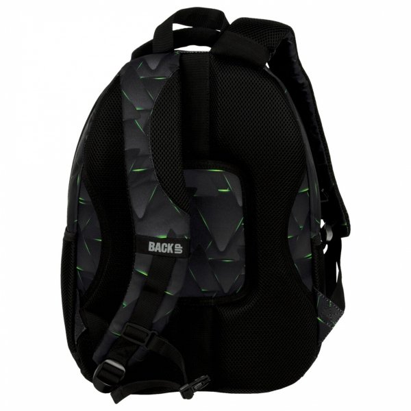 CHŁOPIĘCY BACKUP PLECAK SZKOLNY MŁODZIEŻOWY ZESTAW 5 ele CYBER TRIANGLES