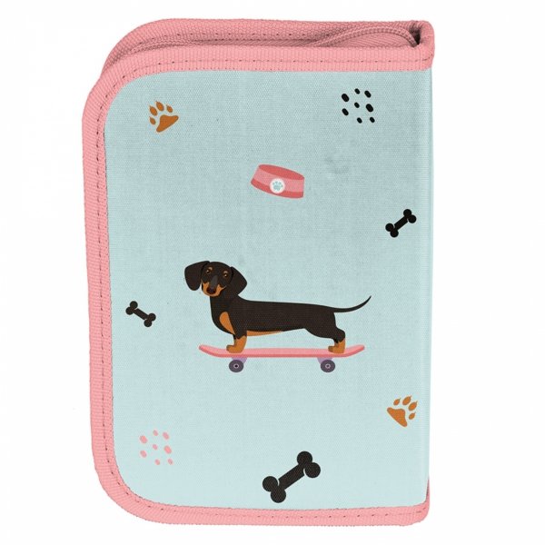 PIÓRNIK Z PIESKIEM SZKOLNY DO PODSTAWÓWKI DLA DZIEWCZYNEK DO 1 KLASY PIES