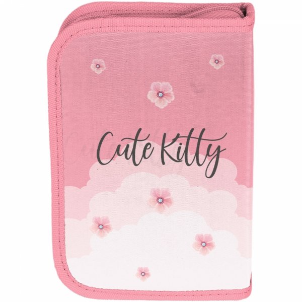 PIÓRNIK Z WYPOSAŻENIEM Z KOTKIEM SZKOLNY DLA DZIEWCZYNEK KOTEK CATS PASO