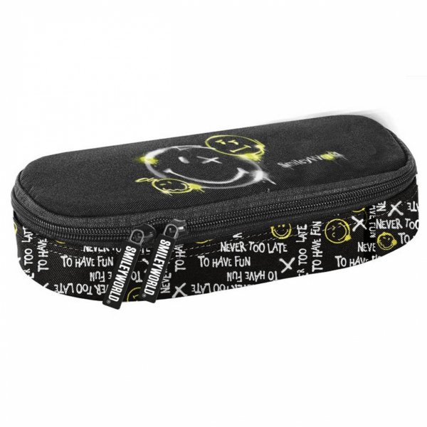 SMILEY SZKOLNY PIÓRNIK EMOTIKONY Z KLAPKĄ DO PODSTAWÓWKI EMOTKI BUŹKI PASO