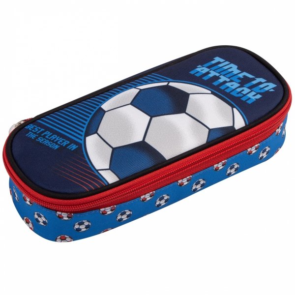 Piłkarski Piórnik Szkolny Saszetka z Klapką Etui Piłka Nożna [111459]