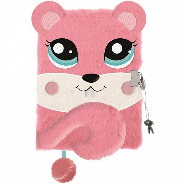 Wiewiórka Pluszowy Pamiętnik St.Majewski Włochacz Dziewczęcy 3d Squirrel [57764]