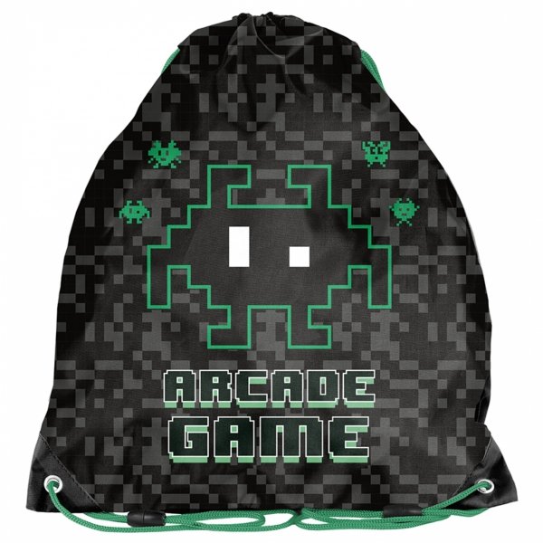 KOMPLET 5w1 GAMER PLECAK DLA CHŁOPAKA SZKOLNY PIKSELE GAMING GRA PIKSELE