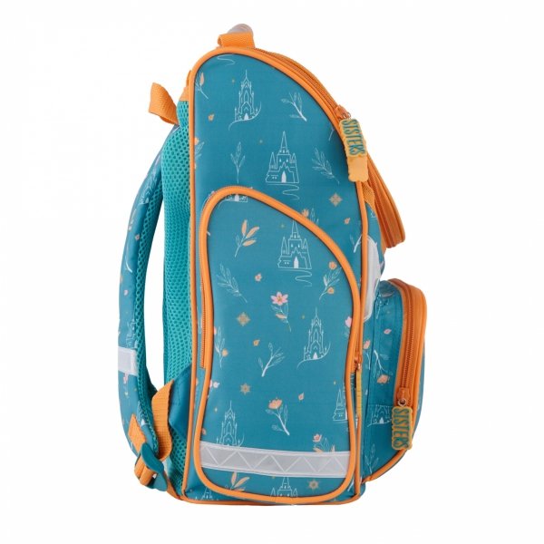 SZKOLNY TORNISTER KRAINA LODU ZESTAW 3el DLA DZIEWCZYNEK FROZEN DO KLAS 1-4